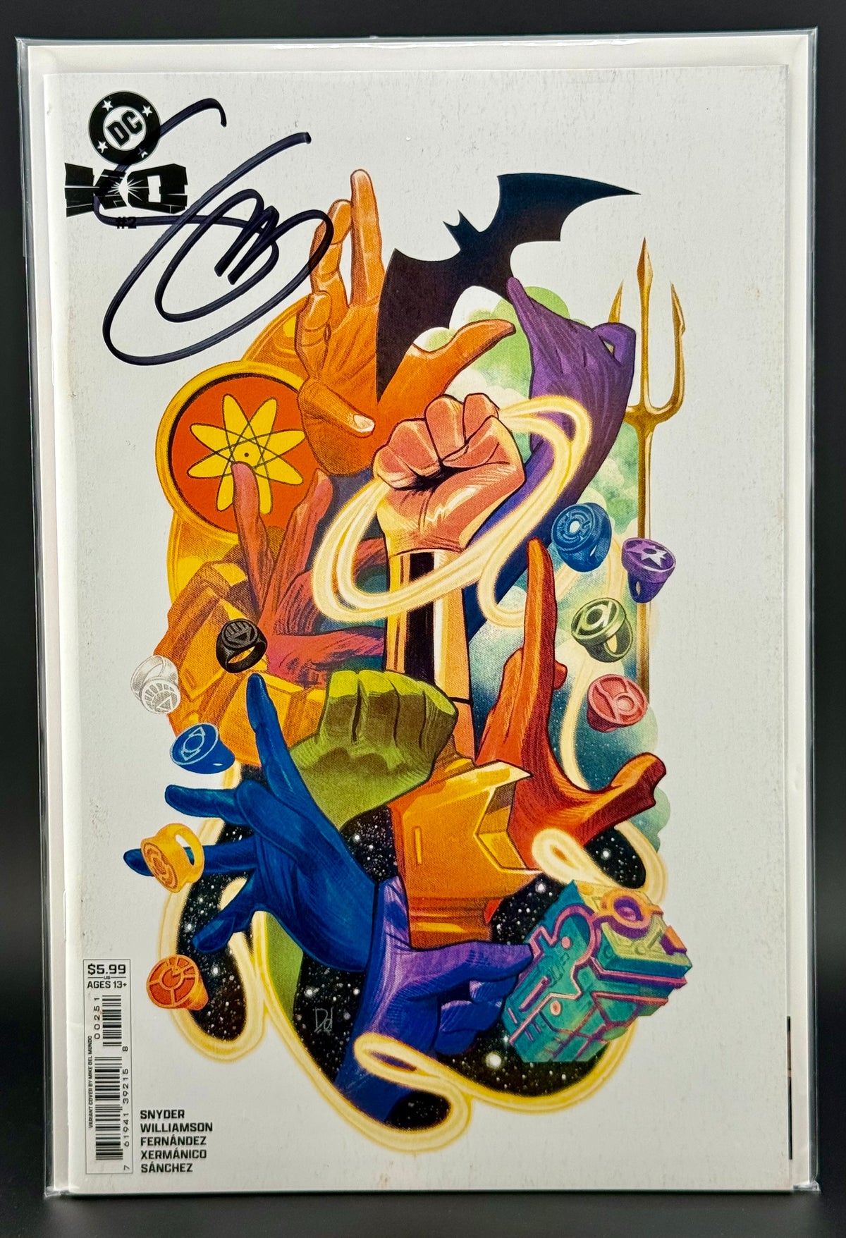 DC K.O. #2 Cover C Mike Del Mundo VARIANT - FROM SCOTT SNYDER'S PERSONAL COMP COLLECTION - SIGNED BY SCOTT SNYDER w/COA