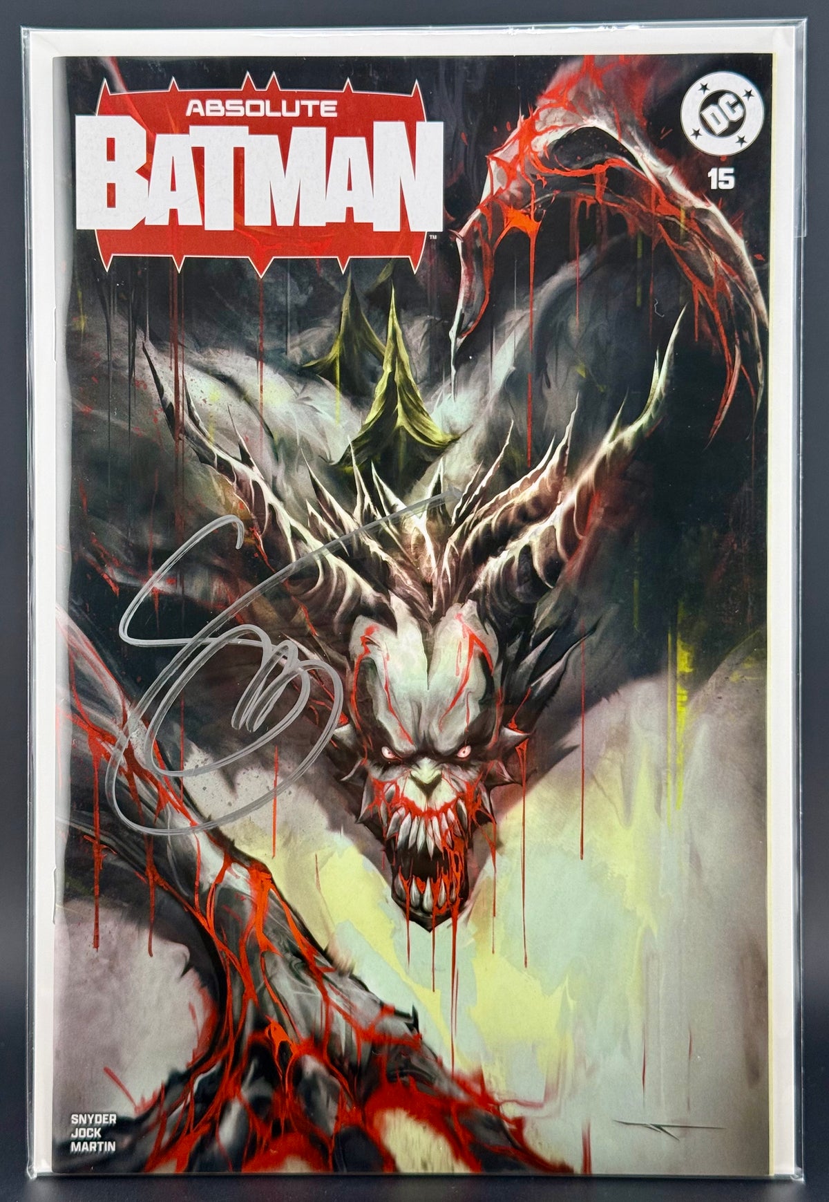 Absolute Batman #15 East Coast / Geeked Out / Gotham Central / Black Saber Ivan Tao Variant Exclusive Variant - FROM SCOTT SNYDER'S PERSONAL COLLECTION - SIGNED BY SCOTT SNYDER w/COA