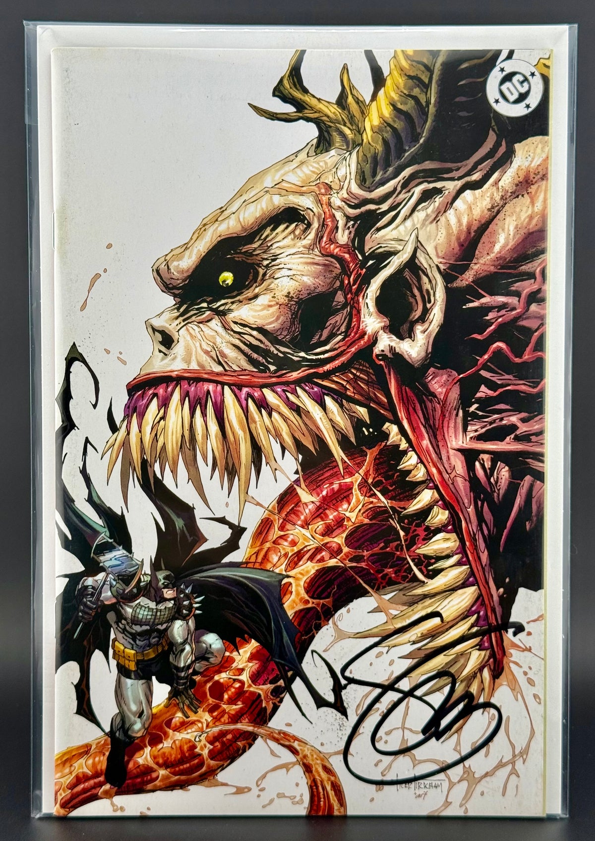 Absolute Batman #15 Tyler Kirkham Webstore / Comic Traders Virgin Variant - FROM SCOTT SNYDER'S PERSONAL COLLECTION - SIGNED BY SCOTT SNYDER w/COA