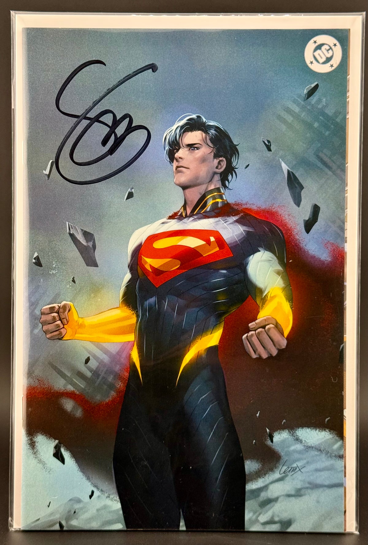 ABSOLUTE SUPERMAN #9 Cover E 1:50 Lesley 'Leirix' Li Virgin Variant - FROM SCOTT SNYDER'S PERSONAL COLLECTION - SIGNED BY SCOTT SNYDER W/ COA