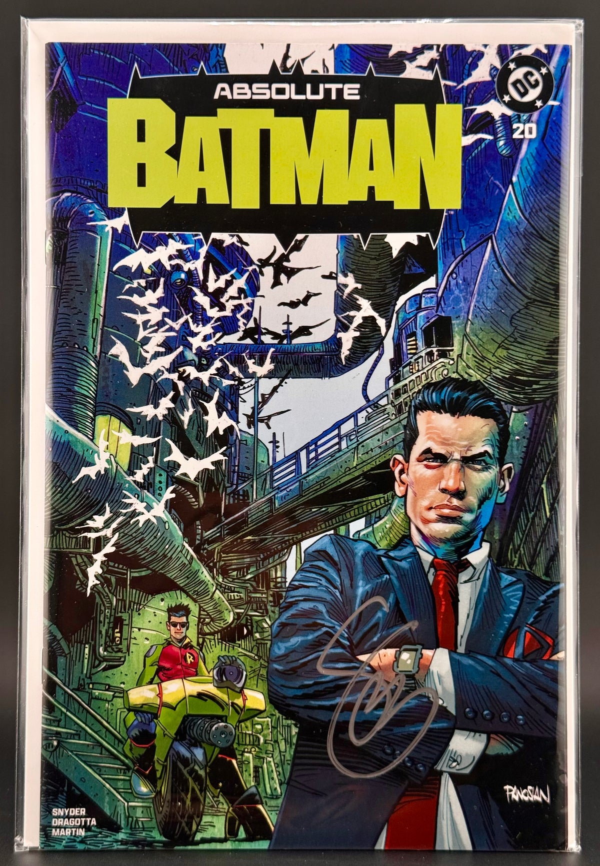 ABSOLUTE BATMAN #20 Dan Panosian (RE) Variant - FROM SCOTT SNYDER'S PERSONAL COLLECTION - SIGNED BY SCOTT SNYDER w/COA