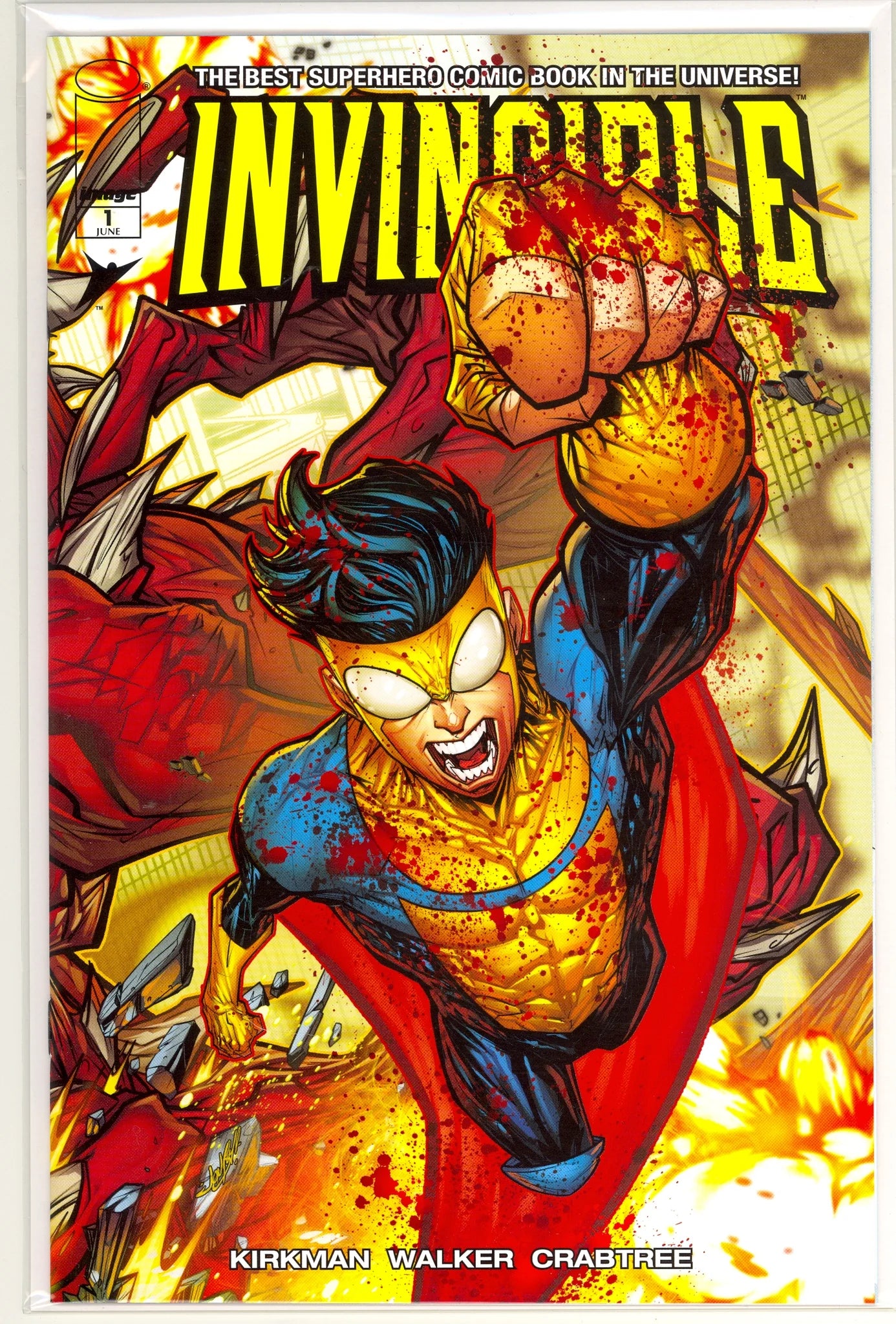 INVINCIBLE #1 - Jonboy Meyers Trade Dress LTD - COMICTOM101 EXCLUSIVE - IMAGE